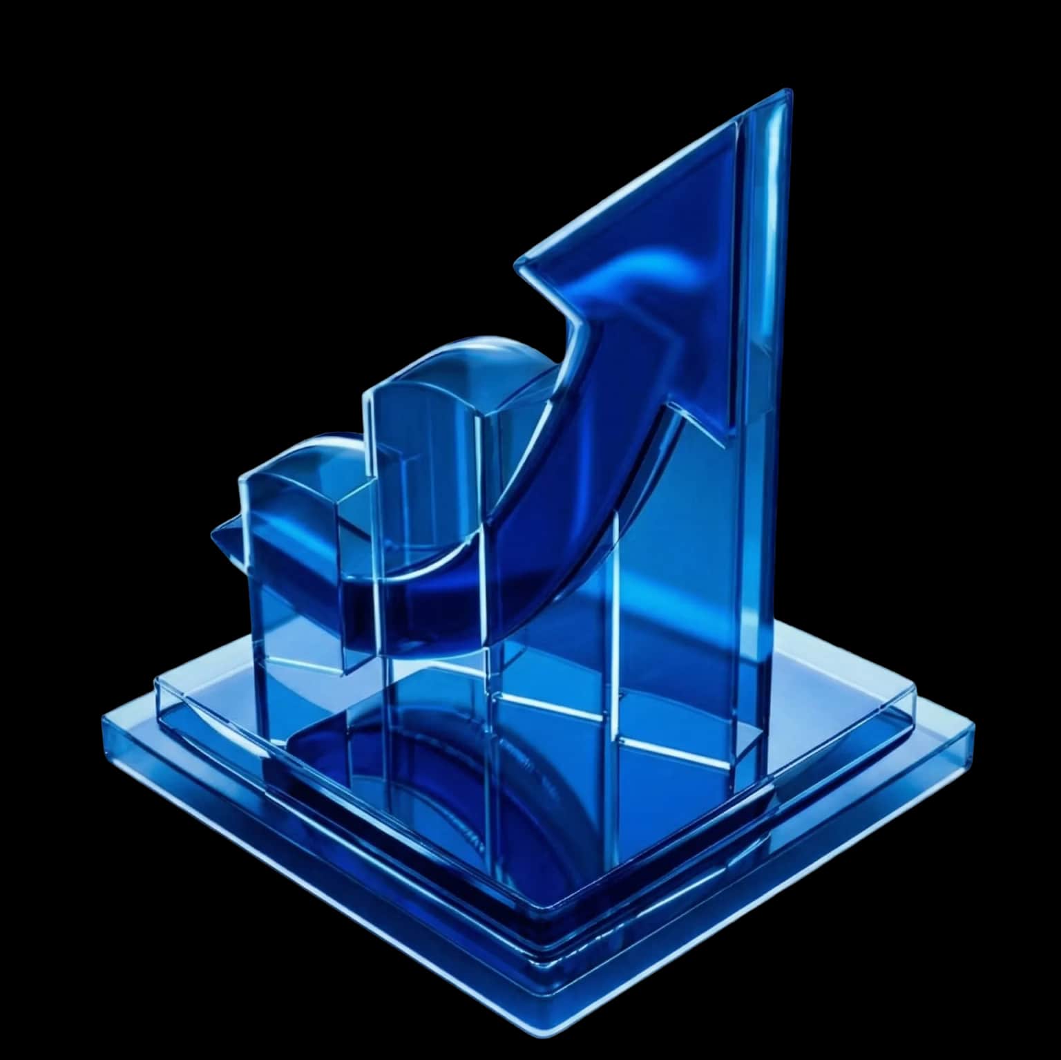 Growth and predictable pipeline 3D illustration