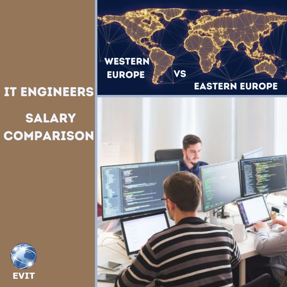 Western Europe VS Eastern Europe: A Comparison of Salaries for IT Engineers